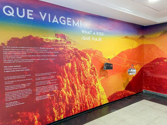 Bondinho Pão de Açúcar inaugura exposição Que Viagem!