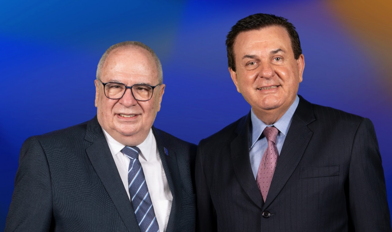 Aristides Cury, presidente da ADVB e Valter Patriani, CEO da Construtora Patriani, eleito Personalidade e Vendas 2021