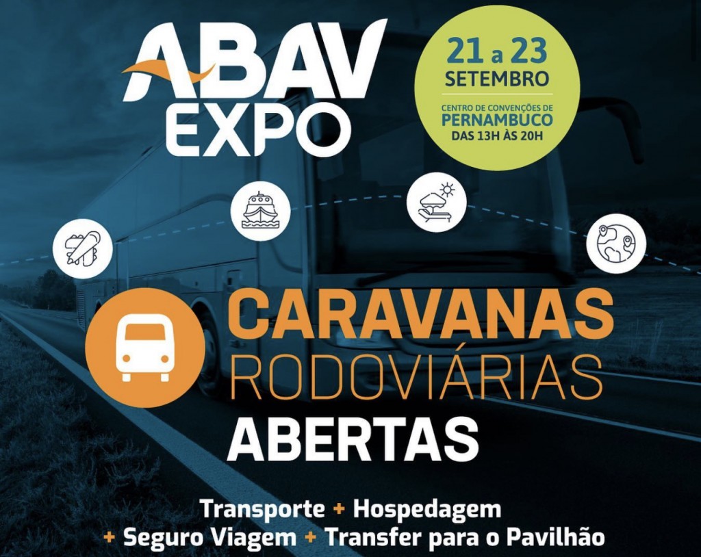 Caravanas rodoviárias e aéreas estão abertas para a ABAV Expo 50ª Edição