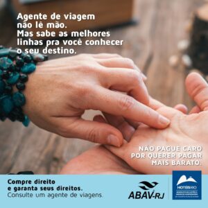 HotéisRIO e Abav-RJ realizam campanha sobre os riscos na aquisição de pacotes por preços abaixo do mercado