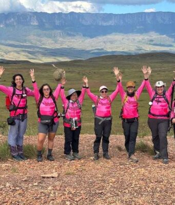 Expedição feminina conquista o topo de Makunaima