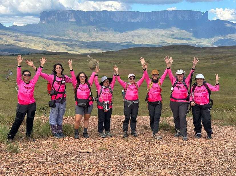 Expedição feminina conquista o topo de Makunaima