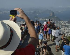 Turistas internacionais deixaram US$ 4,3 bilhões no Brasil nos primeiros sete meses de 2024