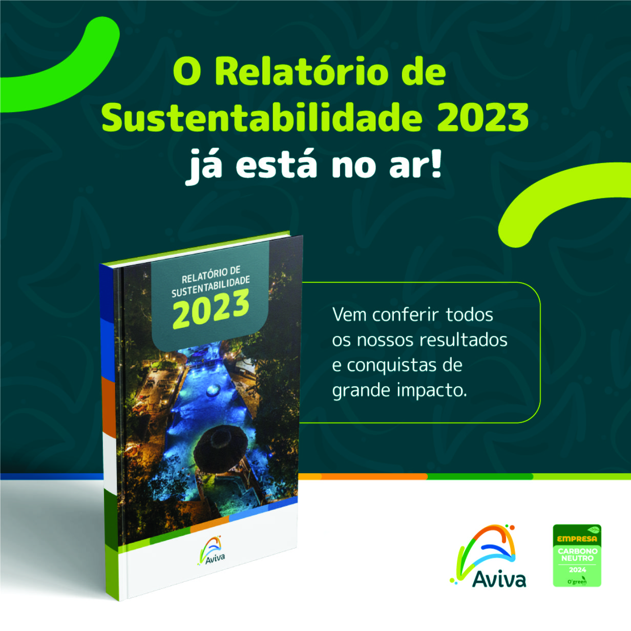 Aviva neutraliza 100% das emissões de carbono de seus três destinos