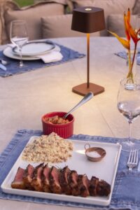 Restaurantes da Pousada Estrela D’água oferecem menus que misturam culinárias baiana e internacional