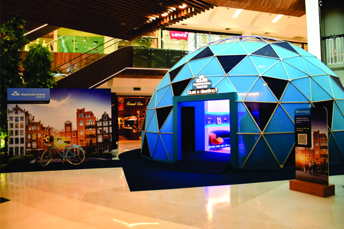 KLM lança experiência sensorial Qual o destino em São Paulo