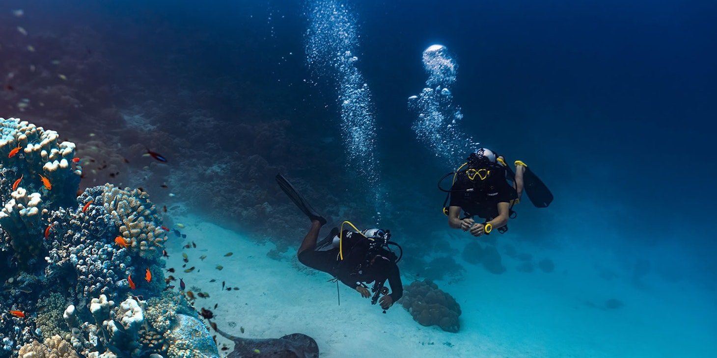 Maldivas submersas porque há sofisticação até no mergulho