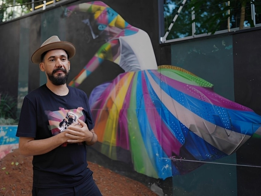 Escadaria das Bailarinas, de Eduardo Kobra, é revitalizada em São Paulo Escadaria das Bailarinas, de Eduardo Kobra, é revitalizada em São Paulo