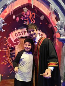 Grande Baile Tribruxo, mas o Harry não estava