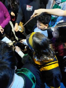 Grande Baile Tribruxo, mas o Harry não estava