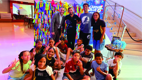Blue Tree Premium Morumbi promove ação solidária de Carnaval para crianças em situação de vulnerabilidade social