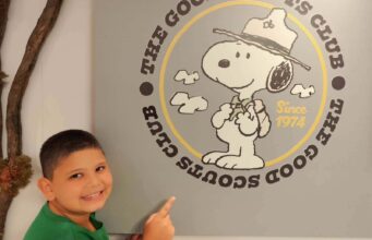 Théo criou e vivenciou aventuras próprias com Snoopy