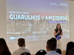 Amsterdã LATAM inaugura seu 9º destino na Europa com 95% de ocupação no primeiro voo 