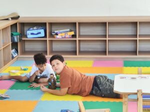 Théo passa o final de semana na fazenda