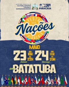 Festa das Nações animará Piracaia nos dias 23 e 24 de maio