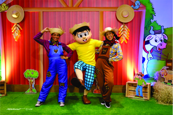 Chico Bento transforma o Parque Vila da Mônica em palco de festa junina Chico Bento transforma o Parque Vila da Mônica em palco de festa junina