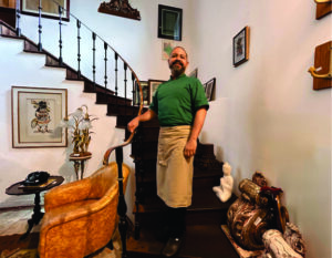Personal chef Fabrizio Naturalli lança site em coquetel realizado em antiquário paulistano