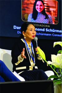 Chieko Aoki, presidente da Blue Tree Hotels, defende a tecnologia como aliada das relações humanas no setor hoteleiro