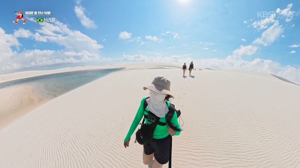 Lençóis Maranhenses ganham destaque na maior emissora pública da Coreia do Sul em travessia de 32 km