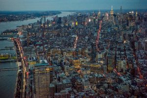 Como é Nova York vista do alto