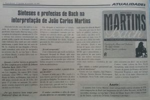 João Carlos Martins: 80 anos e uma lembrança